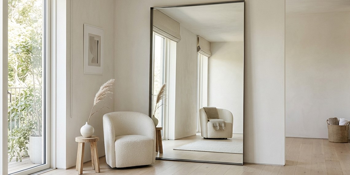 Minimalist Evlerde Ayna Kullanımı: Az Eşyayla Büyük Etki